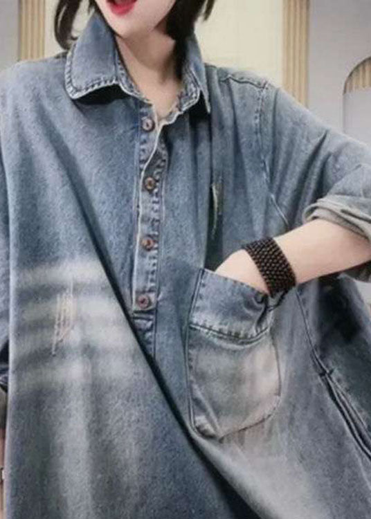 Kvinders Langærmet Festkjole med PeterPan Krave 3