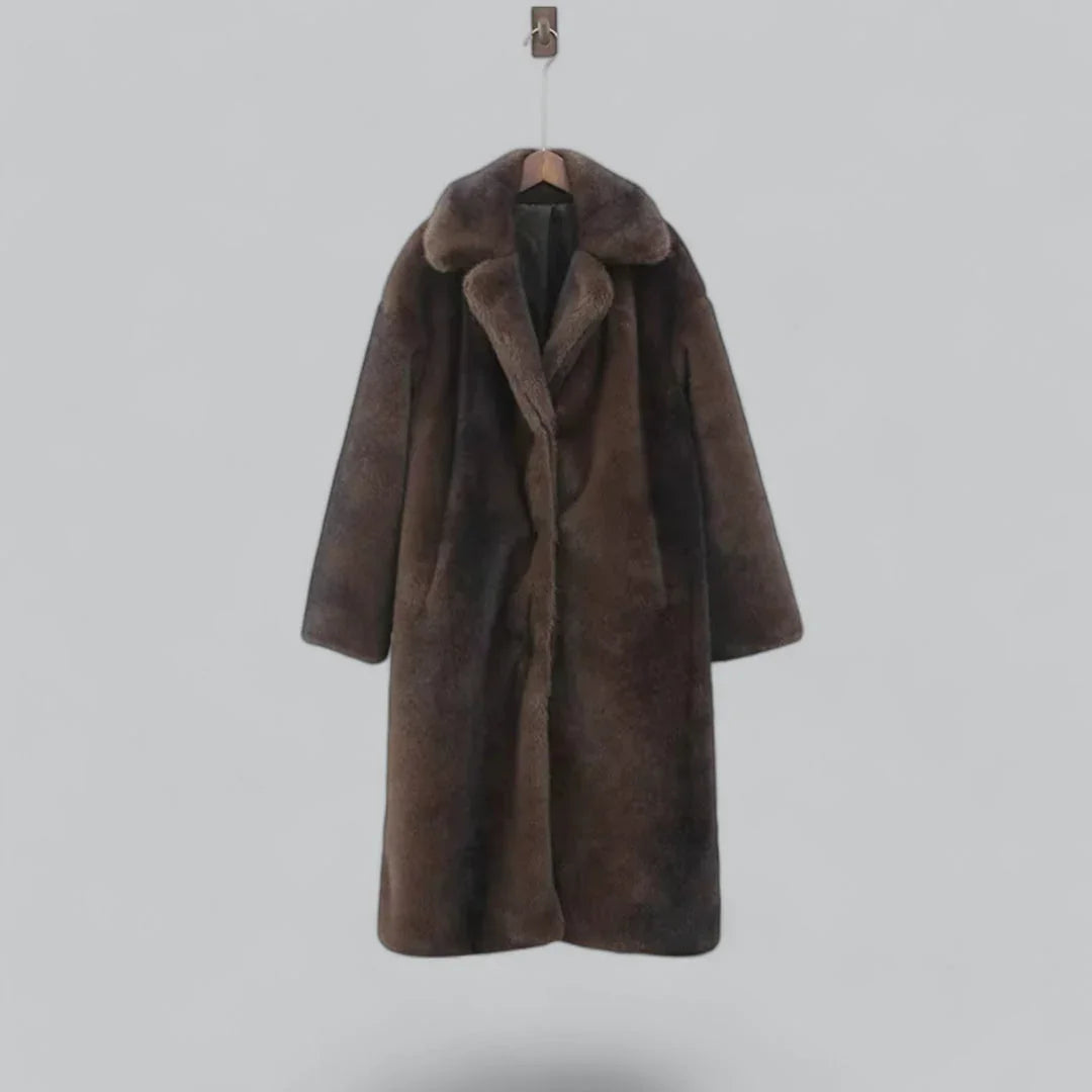 Kvinders Lange Trenchcoat i Stilfuldt Design 1