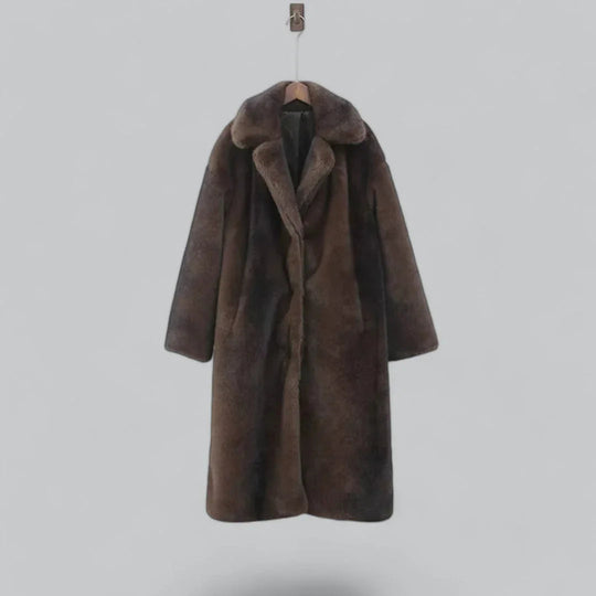 Kvinders Lange Trenchcoat i Stilfuldt Design 1