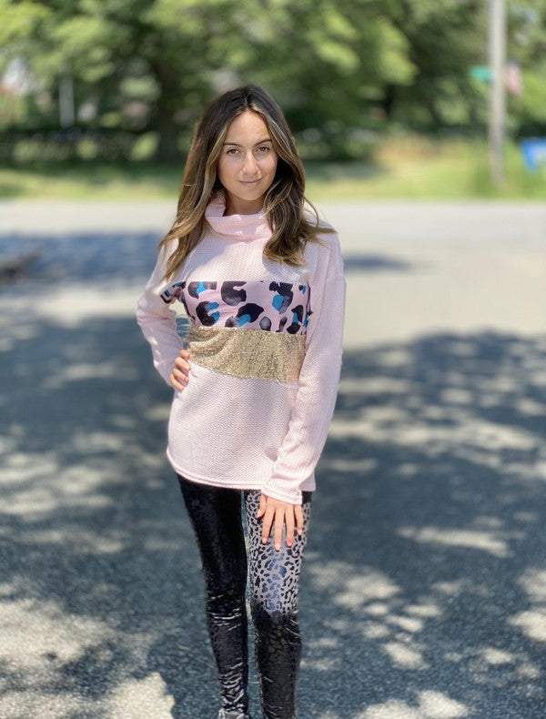 Kvinders Leggings Tætsiddende Leopardtekstur Blødt Strækbart Stof 1