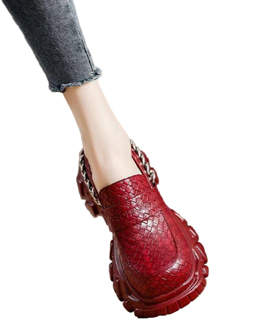 Kvinders Loafers med Splejsningsplatform 0