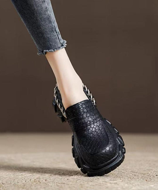 Kvinders Loafers med Splejsningsplatform 1