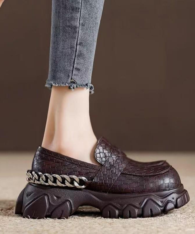 Kvinders Loafers med Splejsningsplatform 2