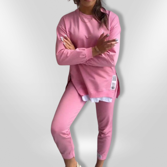 Kvinders Loungewear Sæt Oversized Sweatshirt og Joggers 1