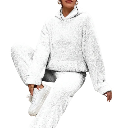 Kvinders Loungewear Sæt med Hætte 0
