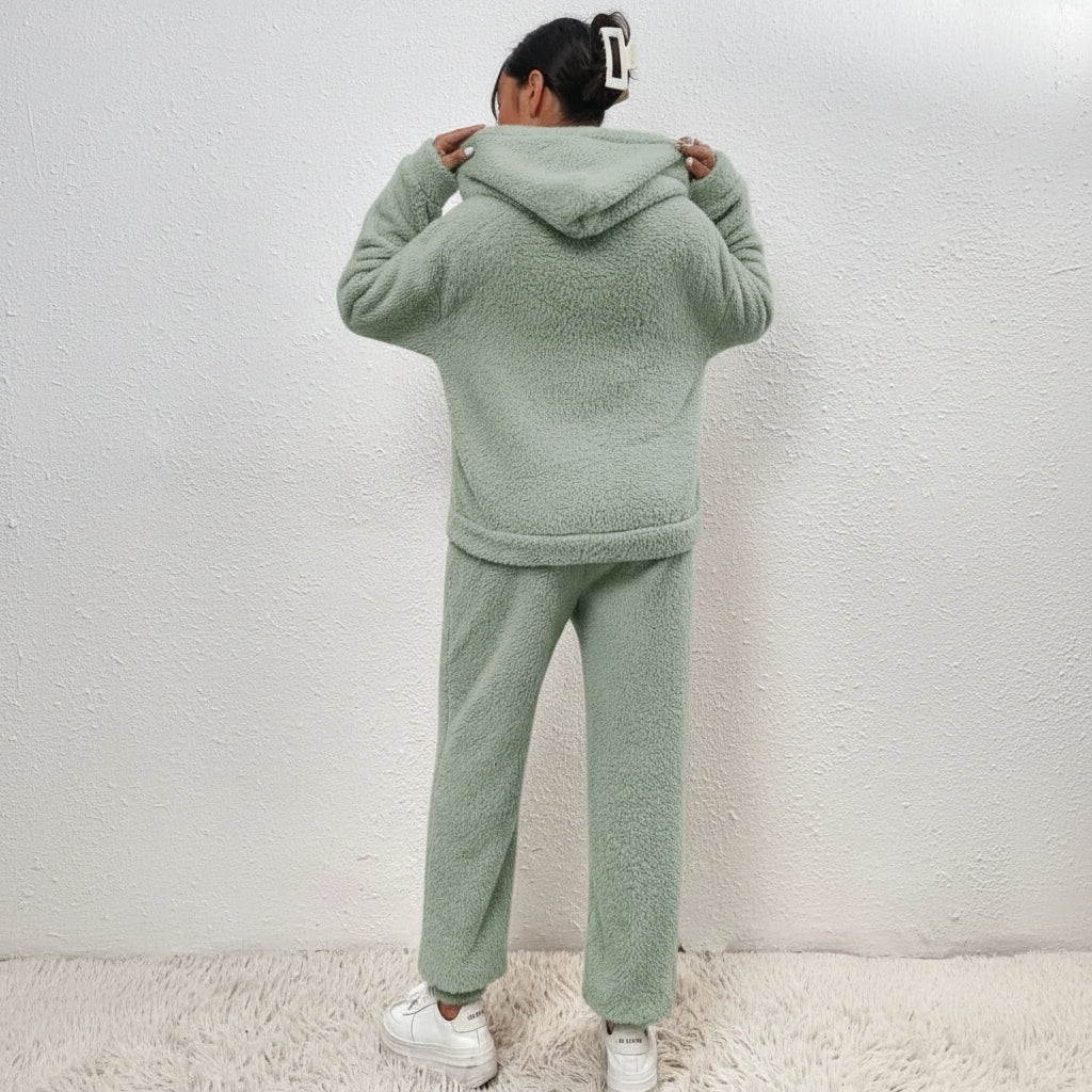 Kvinders Loungewear Sæt med Hætte 7