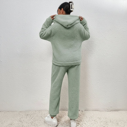 Kvinders Loungewear Sæt med Hætte 7