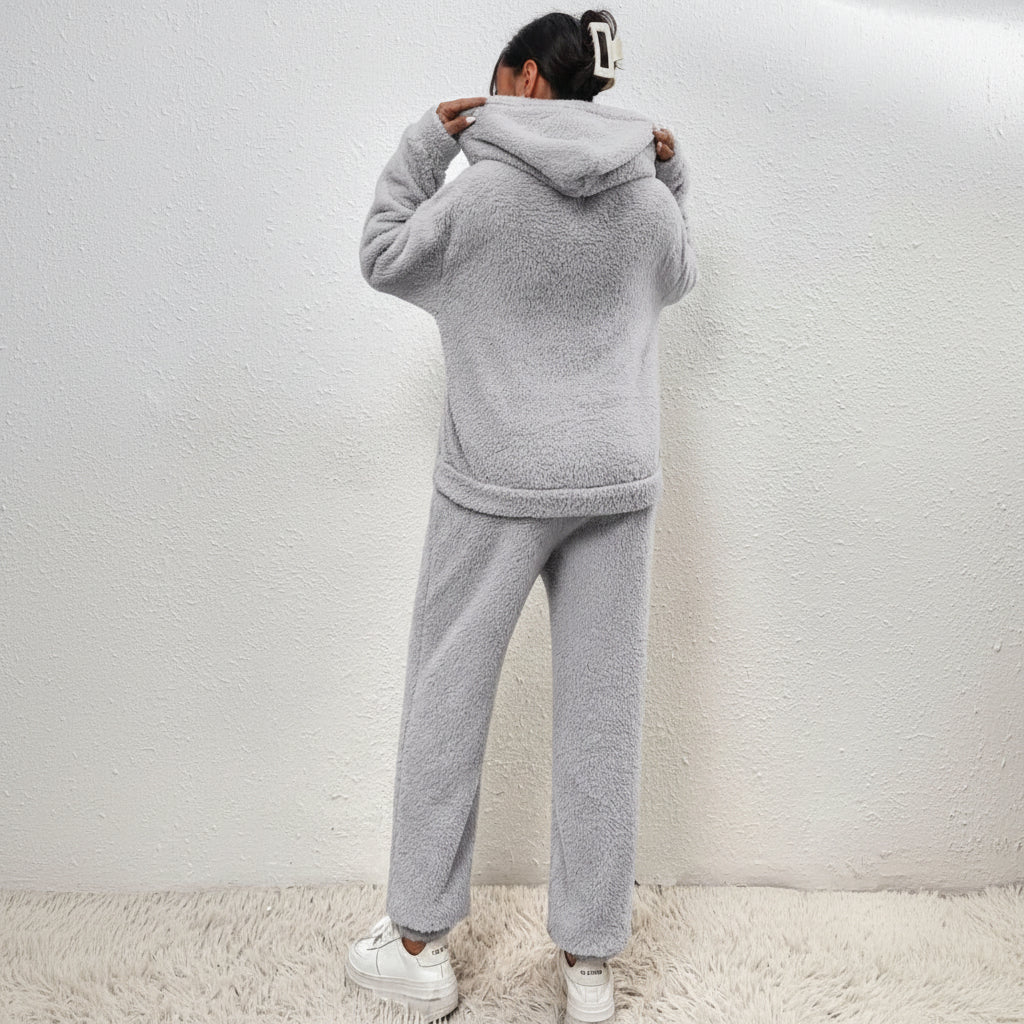 Kvinders Loungewear Sæt med Hætte 8