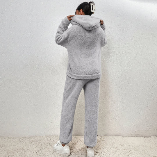 Kvinders Loungewear Sæt med Hætte 8
