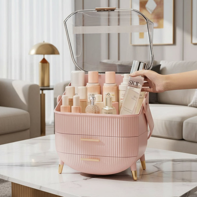Kvinders Makeup Organizer Med Pladsbesparende Design 11