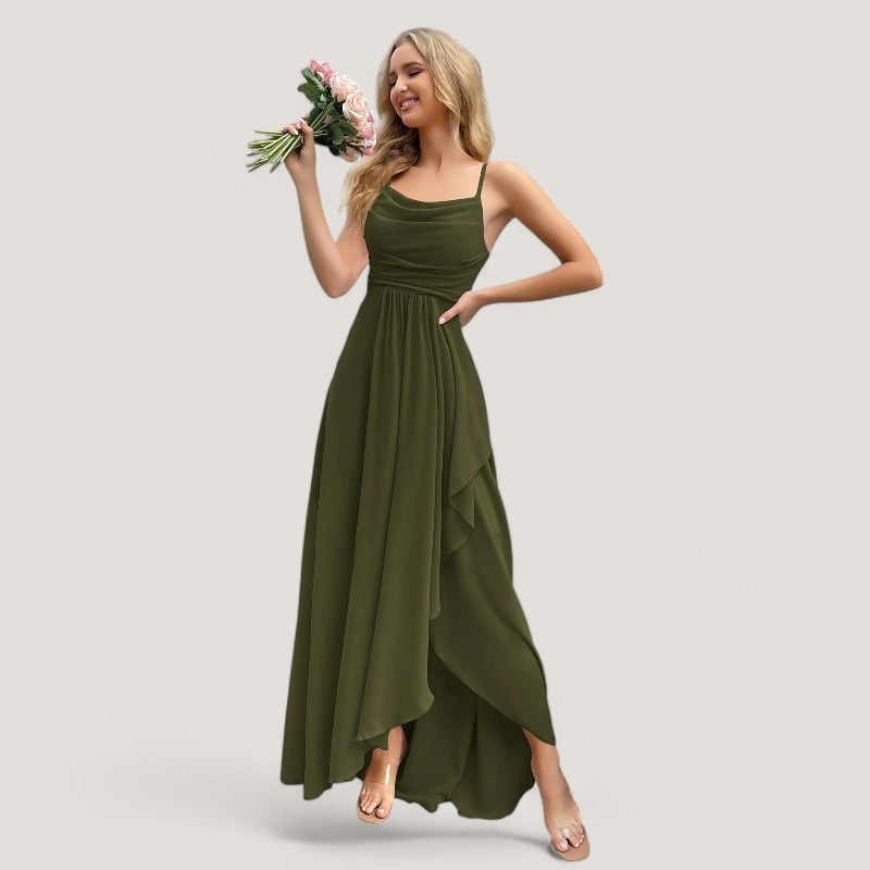Kvinders Maxikjole Flatterende Chiffon 3