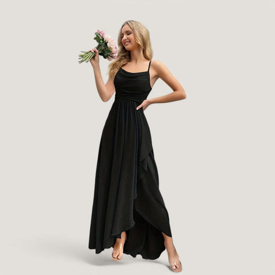 Kvinders Maxikjole Flatterende Chiffon 5