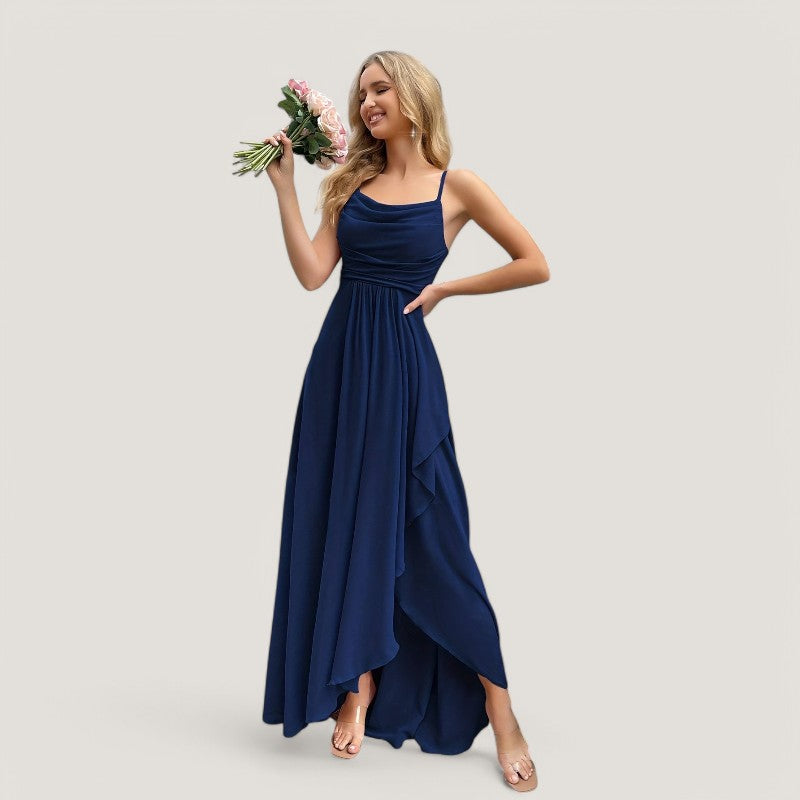 Kvinders Maxikjole Flatterende Chiffon 9