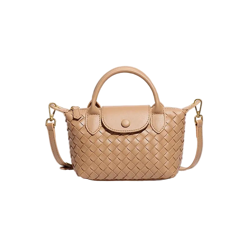 Kvinders Mini Taske Flettet Design 0