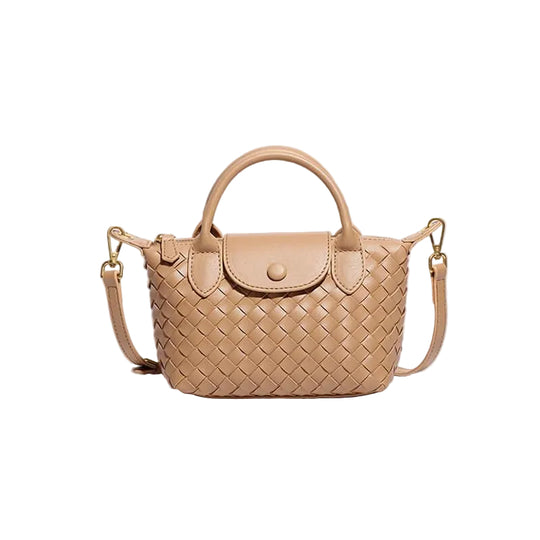 Kvinders Mini Taske Flettet Design 0