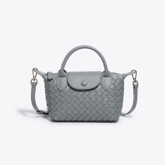 Kvinders Mini Taske Flettet Design 11