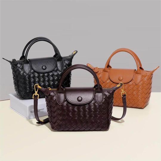 Kvinders Mini Taske Flettet Design 5
