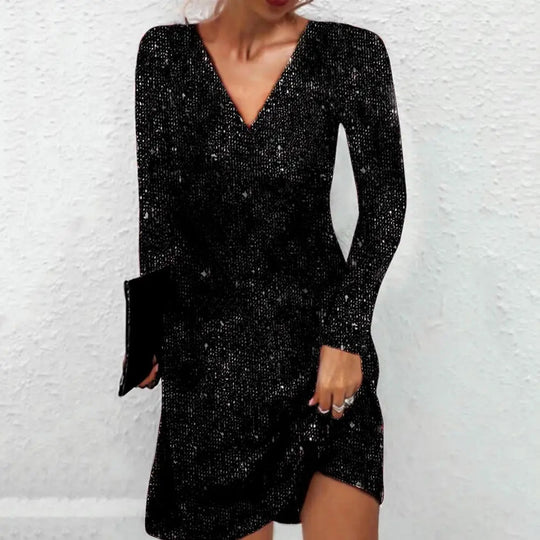 Kvinders Minikjole Pailletdesign 3