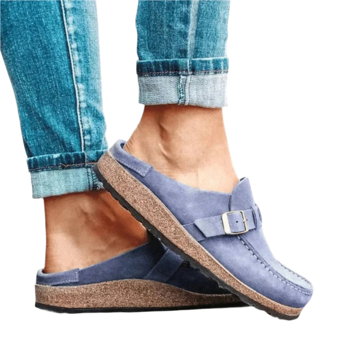 Kvinders Mules Retro Komfortable Suede 0