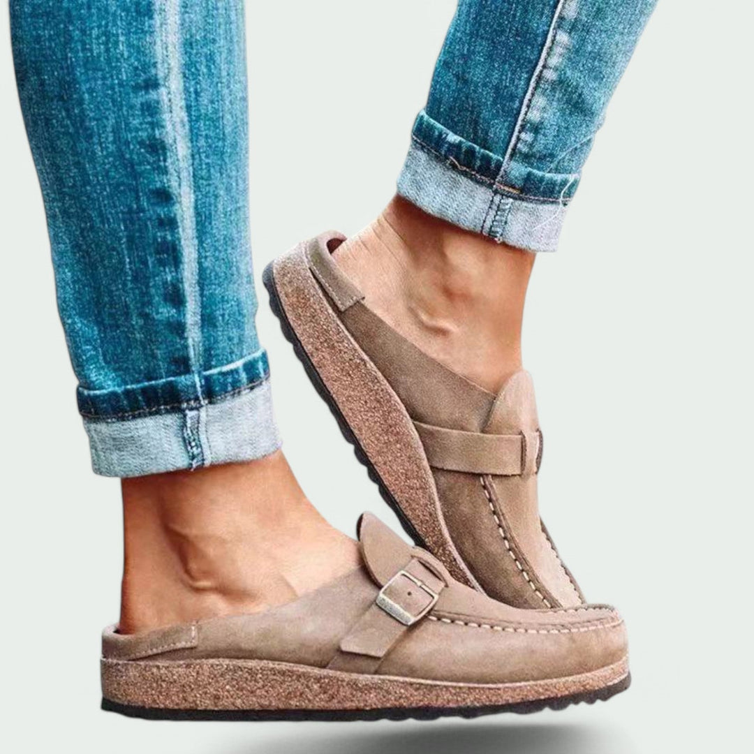 Kvinders Mules Retro Komfortable Suede 1