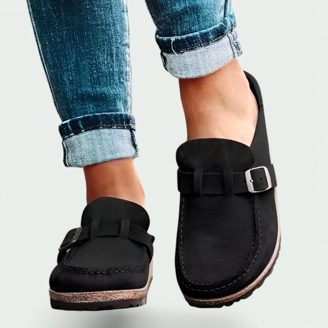 Kvinders Mules Retro Komfortable Suede 2