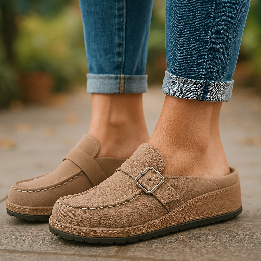 Kvinders Mules Retro Komfortable Suede 3