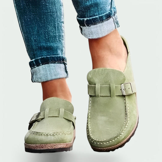 Kvinders Mules Retro Komfortable Suede 5