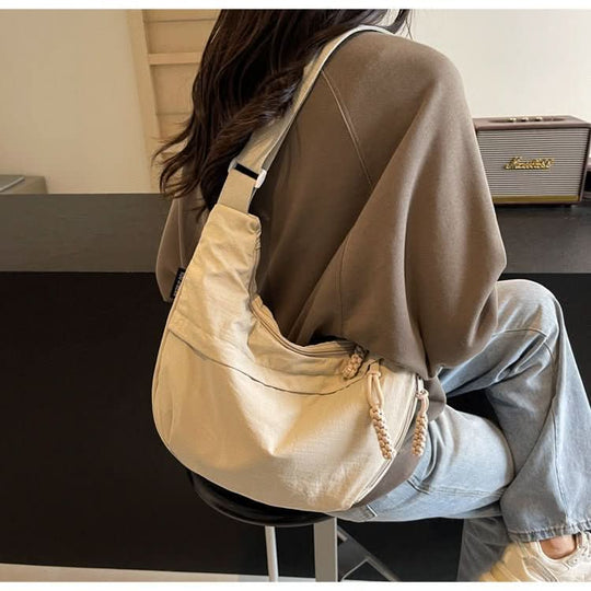 Kvinders Nylon Skuldertaske Praktisk 7
