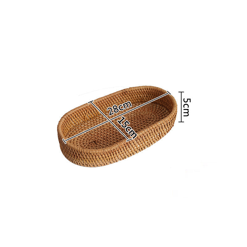 Kvinders Oval Opbevaringskurv Med Moderne Design 0