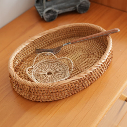 Kvinders Oval Opbevaringskurv Med Moderne Design 4
