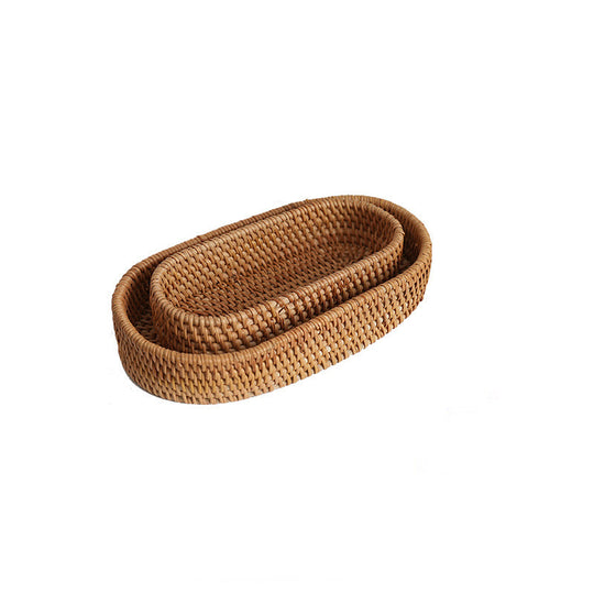 Kvinders Oval Opbevaringskurv Med Moderne Design 8