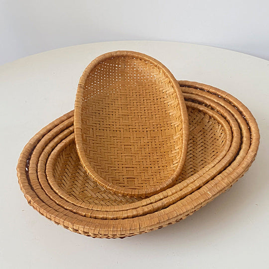 Kvinders Oval Serveringskurv Håndlavet 2