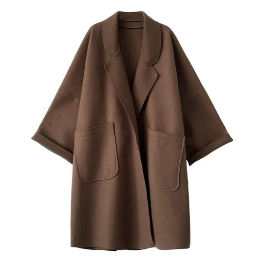 Kvinders Overdimensioneret Trenchcoat Stilig 6