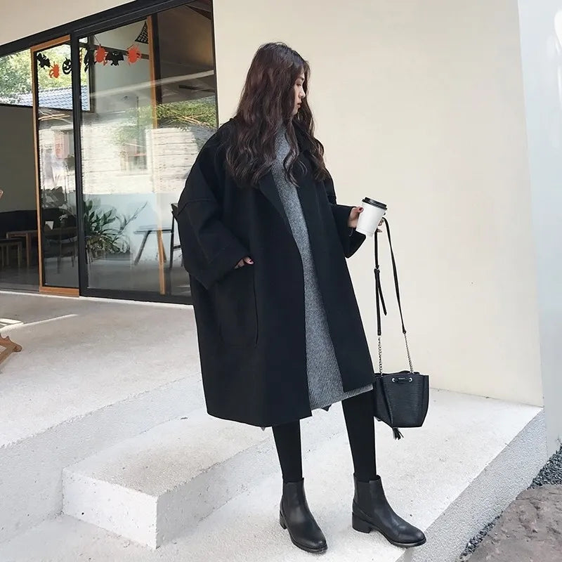 Kvinders Overdimensioneret Trenchcoat Stilig 7