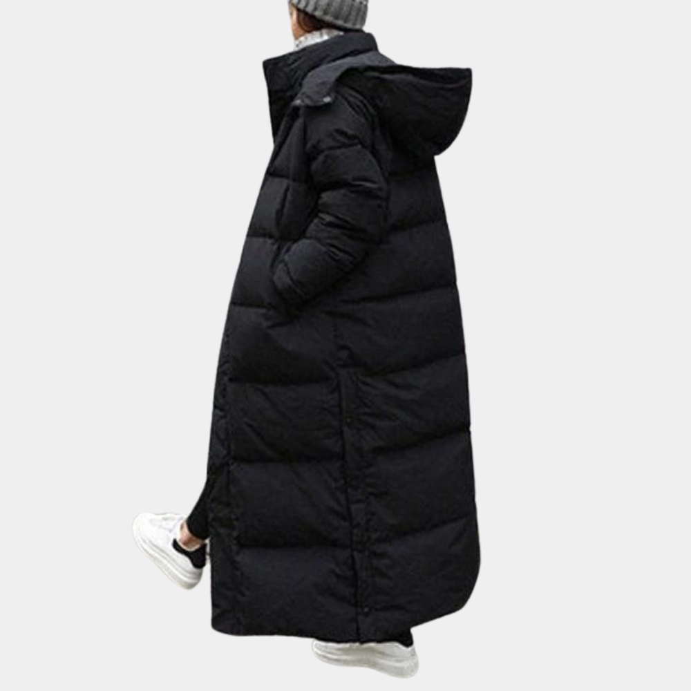 Kvinders Overdimensioneret Vinterfrakke Trendy 3