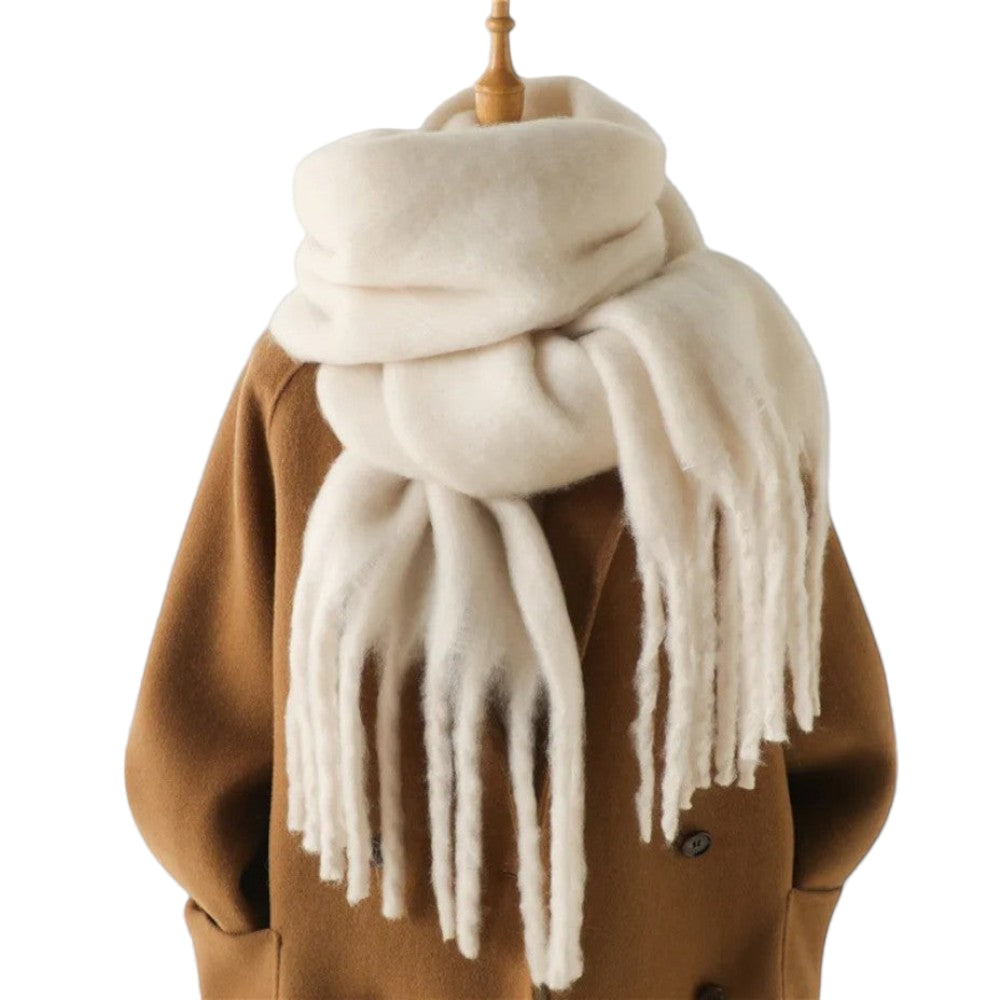 Kvinders Oversized Tørklæde Blødt 0