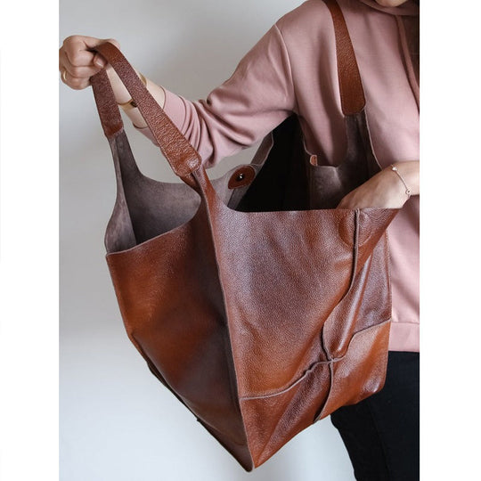 Kvinders Oversized Weekender Taske 8