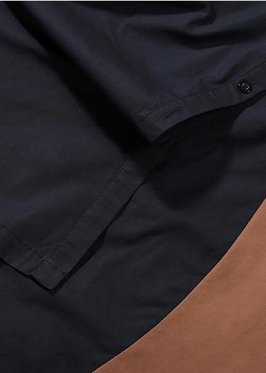 Kvinders Plus Size Skjortekjole med Lange Flagermusærmer 4