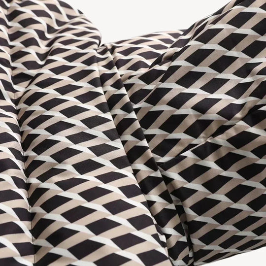 Kvinders Pufferjakke med Bæltedesign 5