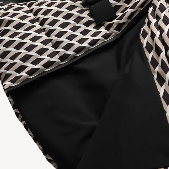 Kvinders Pufferjakke med Bæltedesign 6