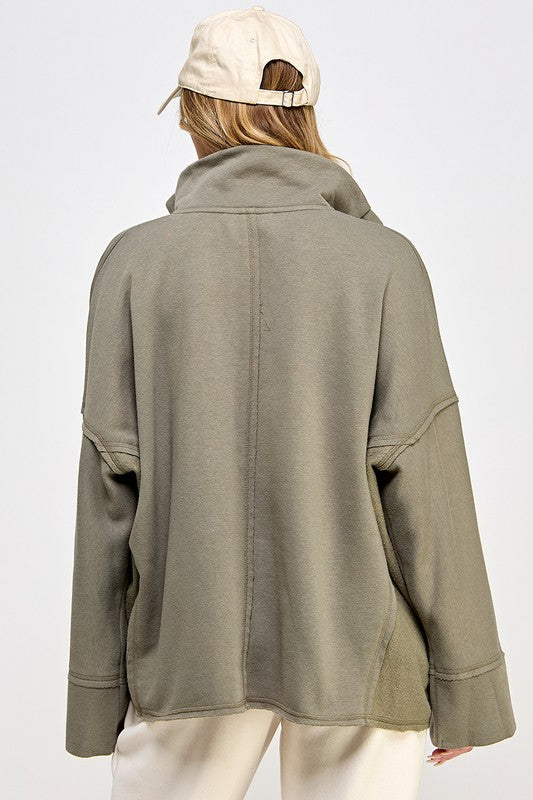 Kvinders Pullover V-Hals Dolman Ærme Blødt Stof 2