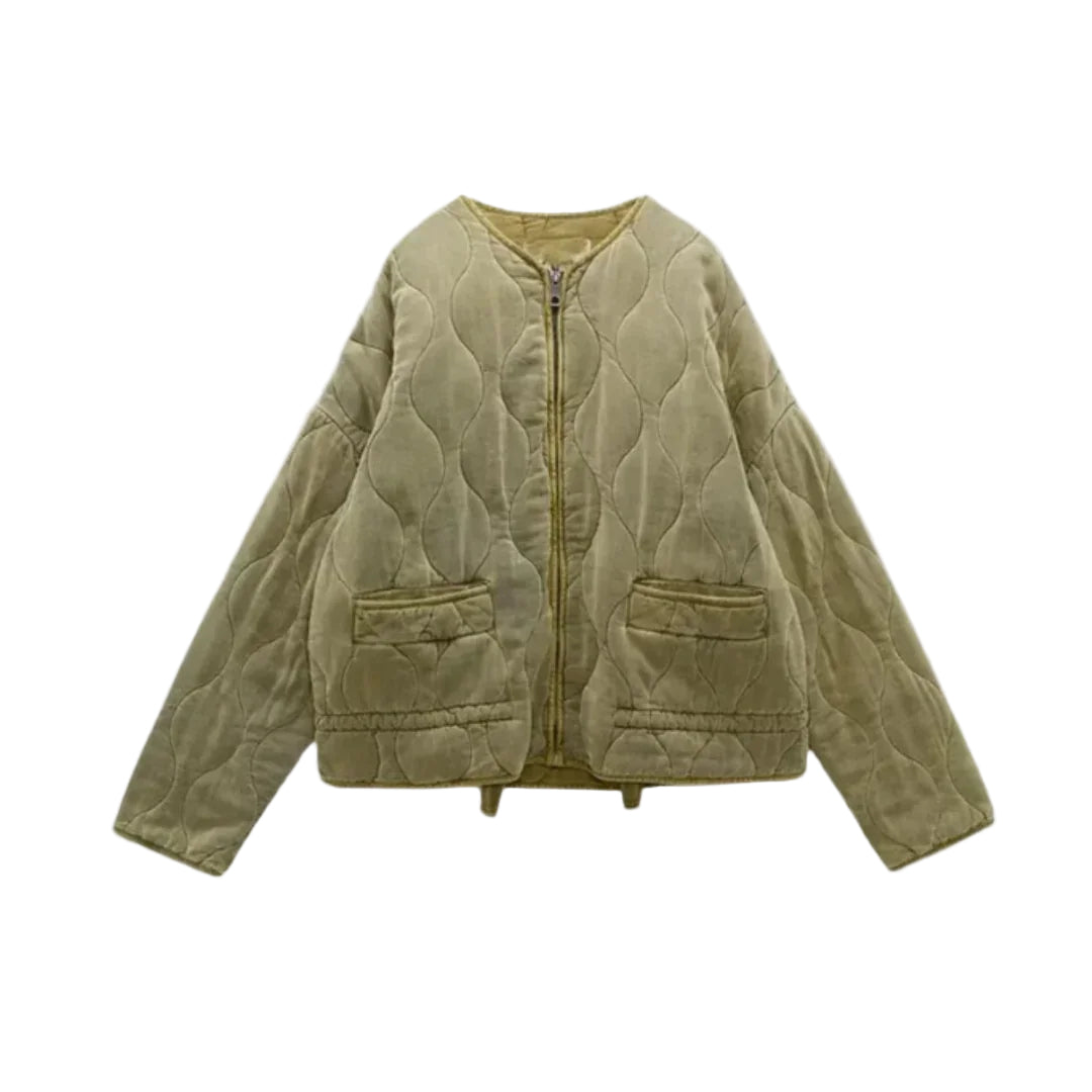 Kvinders Quiltet Jakke Stilfuld 0