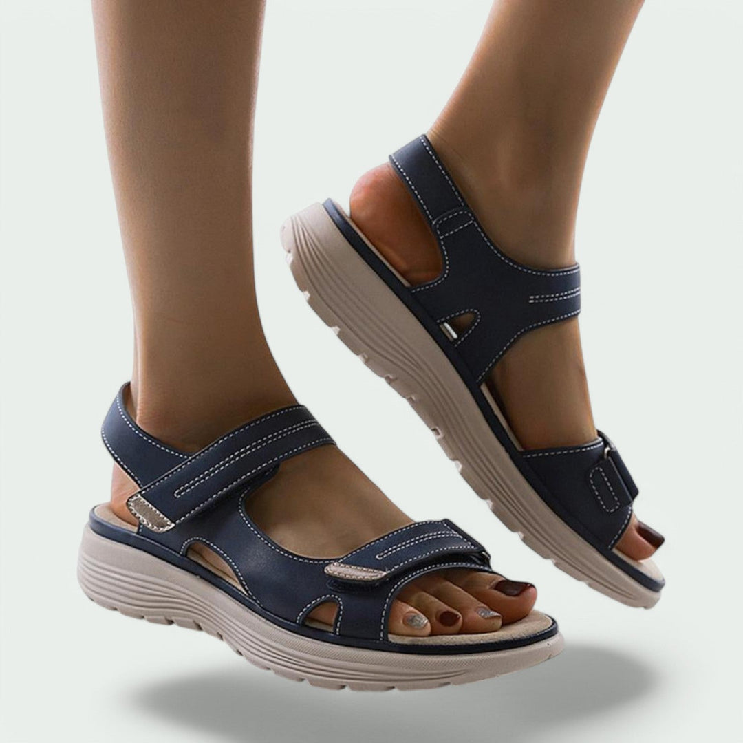 Kvinders Sandaler Justerbar Velcro Åndbart Gummi 2