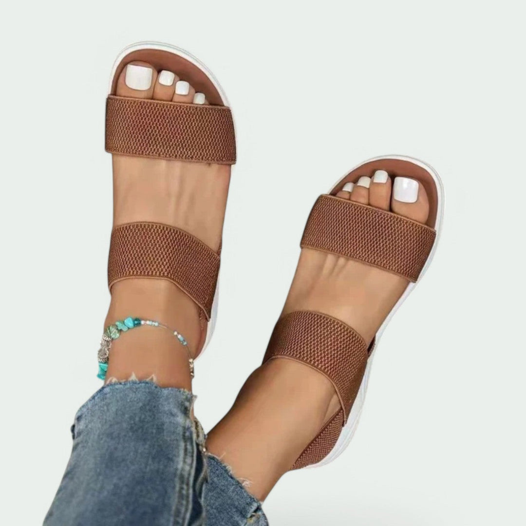 Kvinders Sandaler i Åndbart Materiale med Støtte 4