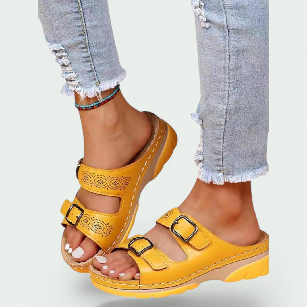Kvinders Sandaler med Bred Hæl og Justerbar Design 2