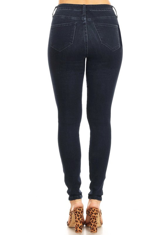 Kvinders Skinny Jeans Høj Talje Denim 3