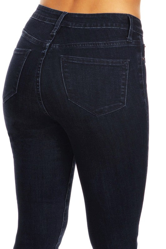 Kvinders Skinny Jeans Høj Talje Denim 4