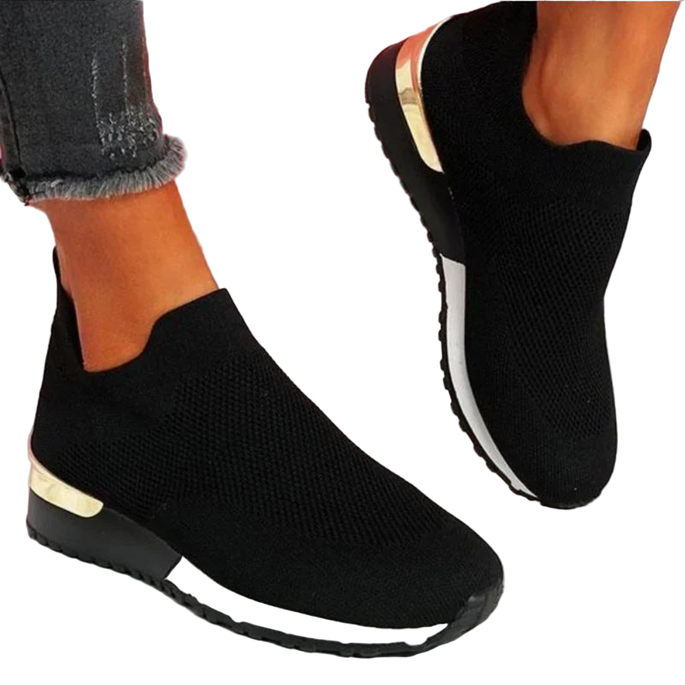 Kvinders Slip-On Sko i Åndbart Design 0