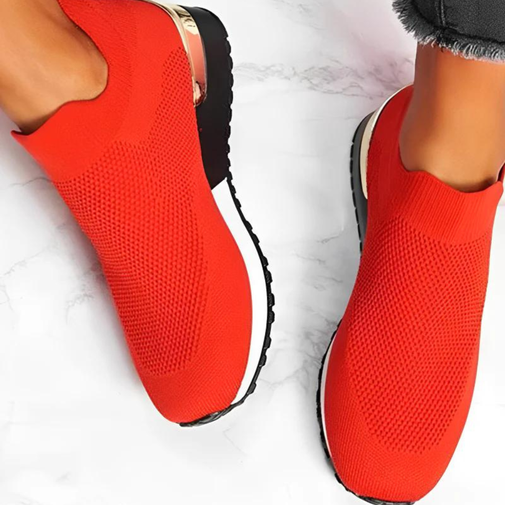 Kvinders Slip-On Sko i Åndbart Design 1