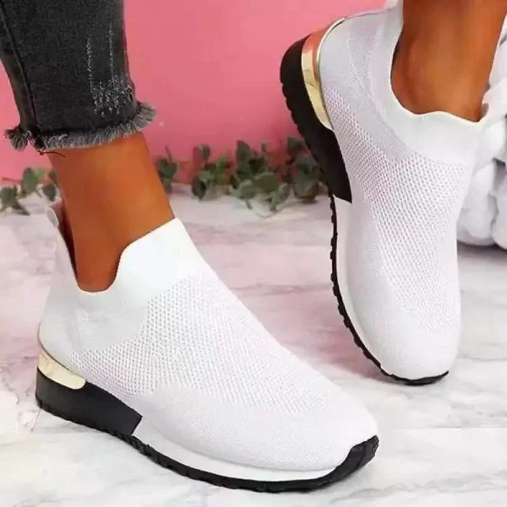 Kvinders Slip-On Sko i Åndbart Design 6